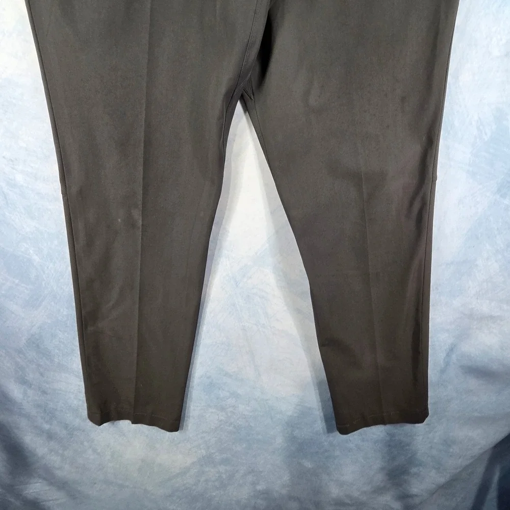 Lululemon ABC Pant Slim Warpstreme Dark Grey Mens 34 x 32 Five Pocket Trousers